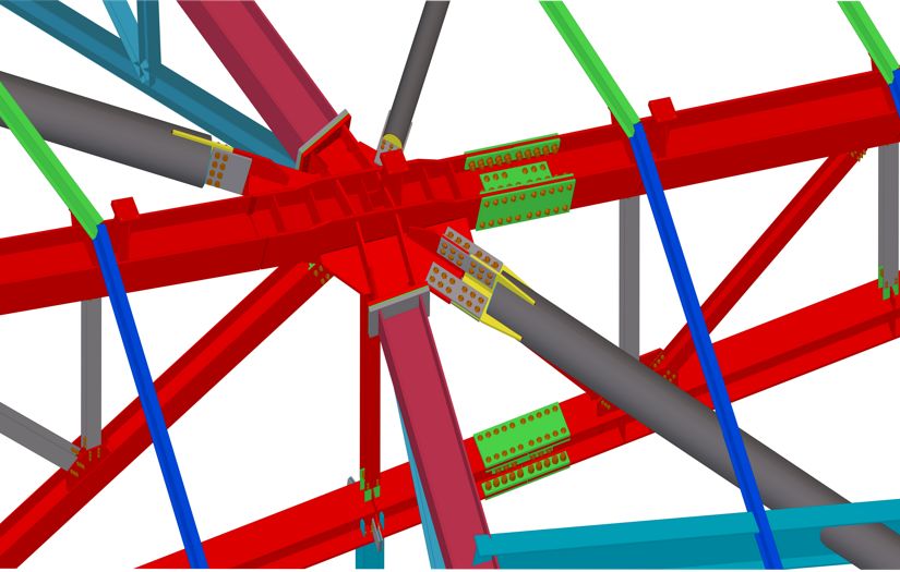 Structural Steel Frame Detailing in Tekla Services screenshot 6